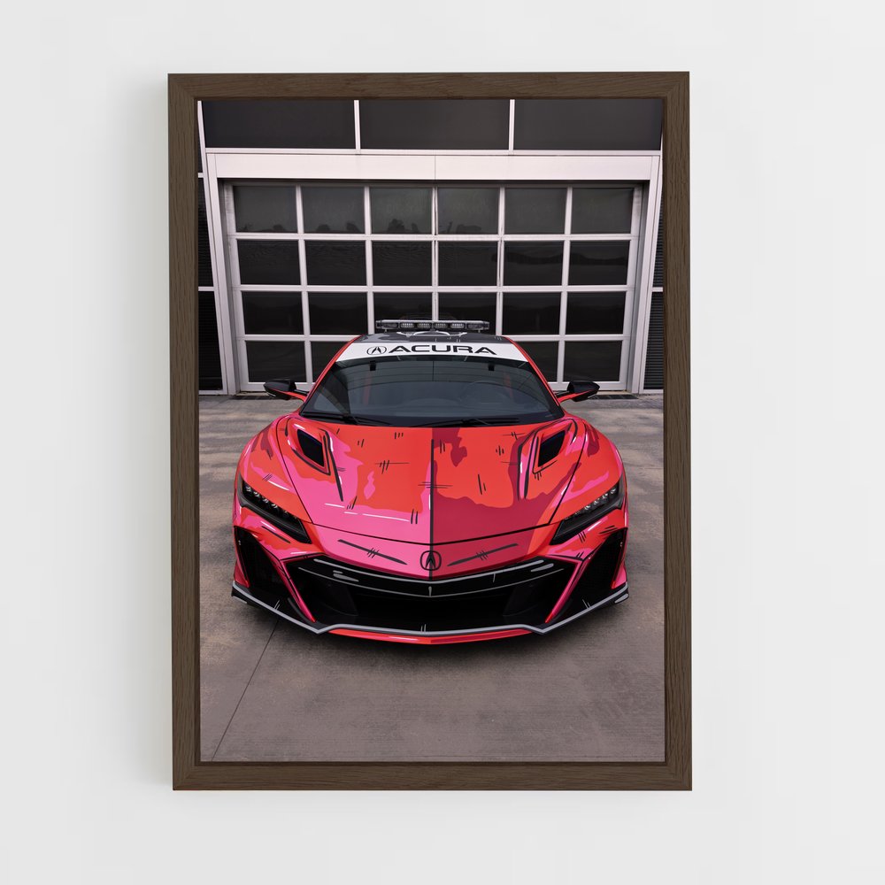 Poster Nsx type – affiche Honda (vue 5)